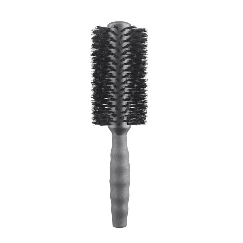 Full Keg Boar Bristle Round Brush side view