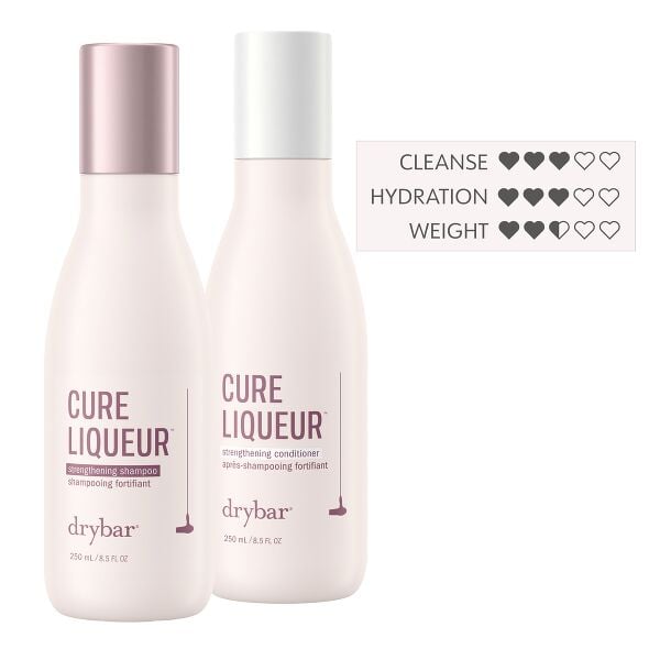 Cure Liqueur Strengthening Shampoo  with cleanse rating of medium, hydration rating of high and weight rating of medium